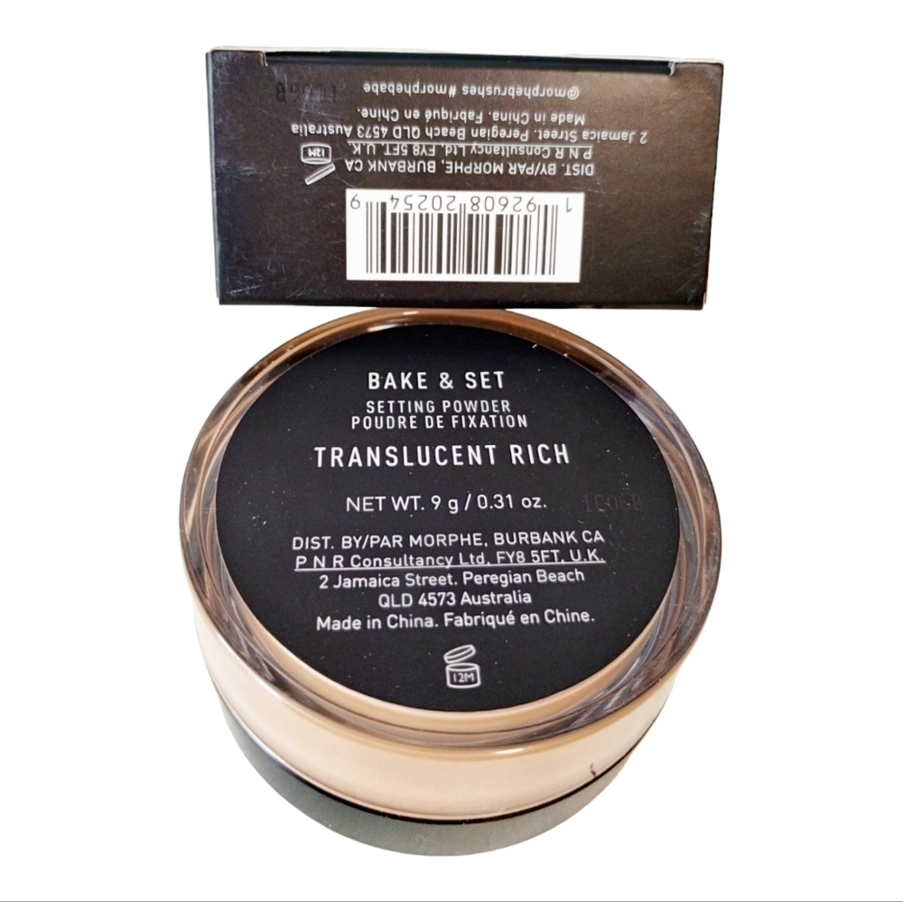 MORPHE Cosmetics Bake & Set TRANSLUCENT RICH settings Powder - Picture 3 of 3